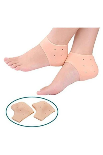 Silikon Topuk Gömlek Gömleği Dikeni Çatlak Koruyucu Ağrı Giderici - 4