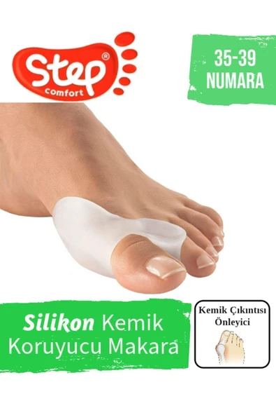 Code: 103 Makaralı Kemik Koruyucu Parmak Arası Silikon - 1 Çift 35-39 Numara