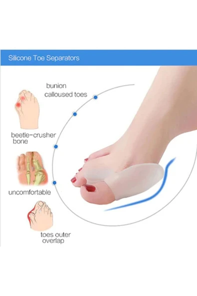 Ayak Bunyon Kemik Koruyucu Makaralı Parmak Yastık - Resim 2