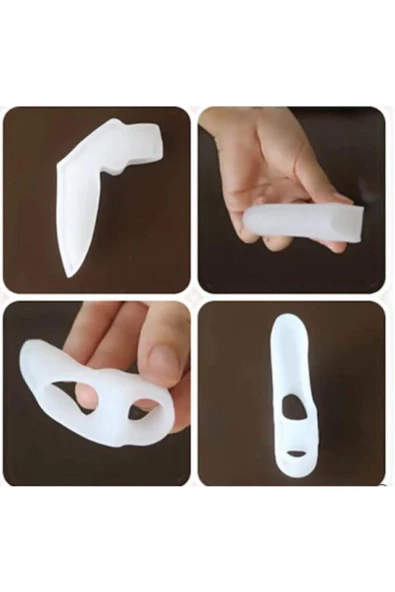 Ayak Başparmak Ayırıcı Kemik Bunyon Nasır Koruyucu Silikon Makara - 5