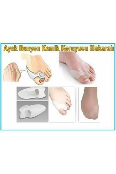 Silikon Makaralı Ayak Baş Parmak Kemik Bunyon Koruyucu Parmakar - 3