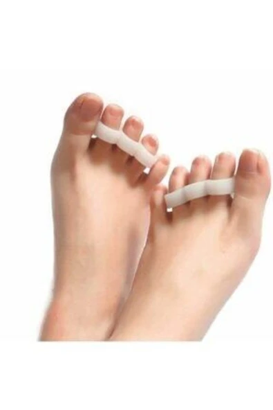 Ayak Çekiç Parmak 3 Parmağa Geçen Çekiç Koruyucu Makaralı 1 Çift Silikon Yastıklı - Resim 2