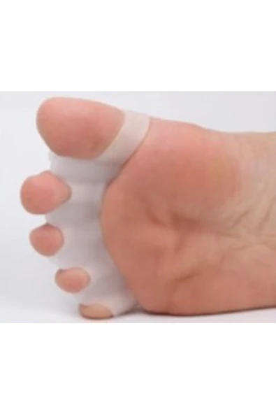 5 Parmak Ayıran Geçmeli Makara Ten Renk - Resim 4