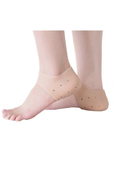 Silikon Topuk Çorabı Topuk Dikeni Topuk Çatlağı Önleyici (1çift) ürün görseli 1