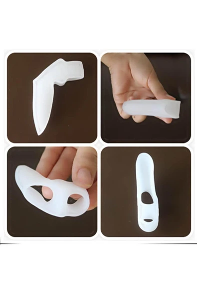 Silikon Makara Ayak Başparmak Ayırıcı Kemik Bunyon Nasır Koruyucu - Resim 2