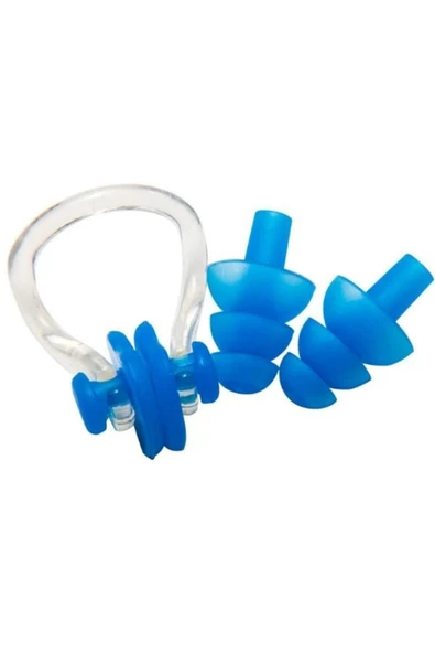 2 Adet Kulak Burun Tıkayıcı Basit Havuz Deniz Su Kaçma Önleyici Seti - Resim 2