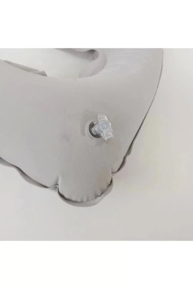 Ortopedik Araç Yolculuk Seyahat Oto Boyunluk Destek Yastığı Şişme - Resim 3