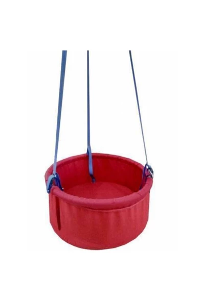 Kırmızı 85cm 3 Fonksiyonlu Salıncak Beşik Hamak Güvenli Sağlam - 2