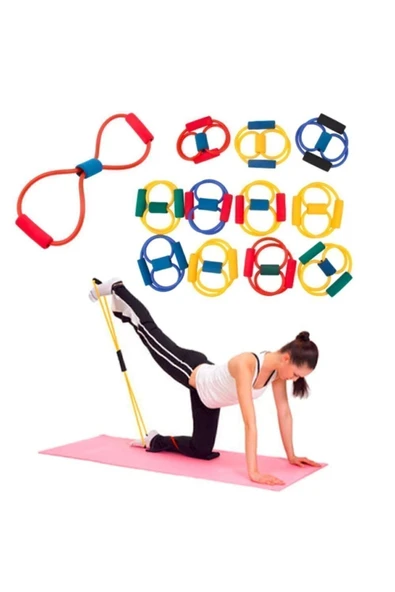 Plates Mavi Direnç Lastiği Egzersiz Direnç Ipi Plates Lastiği ürün görseli