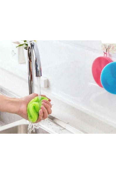 Silikon Bulaşık Yıkama Fırçası Tükenmeyen (2 ADET) ürün görseli 1