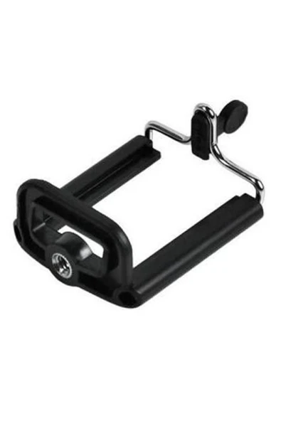 Telefon Tutucu Tripod Bağlantılı Ayarlı Sabitleyici Aparat Telefon Fotoğraf Video Çekme Tripotu - Resim 5