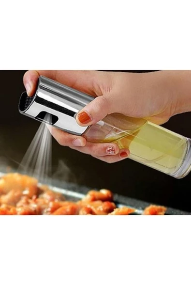 2 Adet - Cam Şişe Spray Yağdanlık - Sprey Yağlık , Sirkelik - Kontrollü Yağdanlık - 3