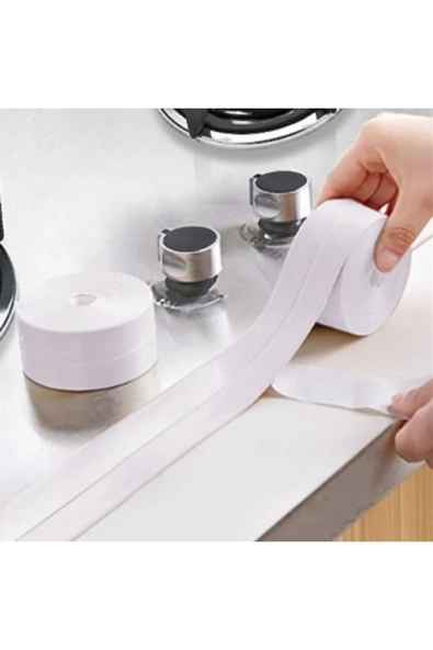 Su Sızdırmaz Bant Lavabo Küvet Su Sızdırmazlık Bantı 320 Cm (BEYAZ) ürün görseli 1