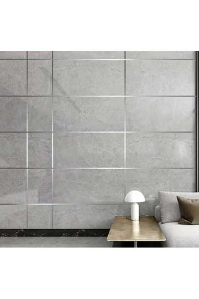 1 Cm 50 Metre Gri Fayans Arası Yapışkanlı Şerit Bant Derz Bandı - Resim 2