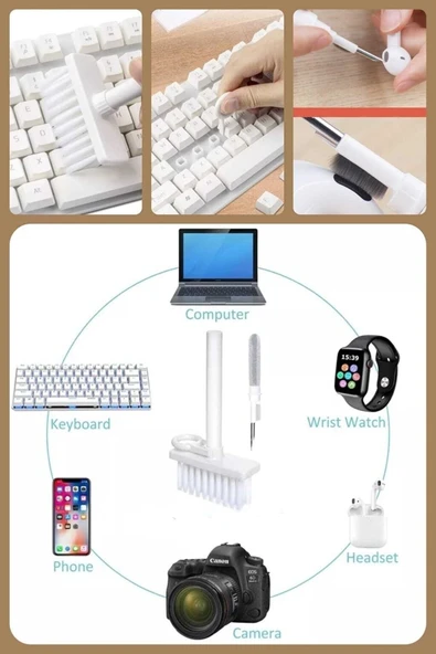 Klavye Bluetooth Kulaklık Temizleme Fırçası Aracı - Resim 2