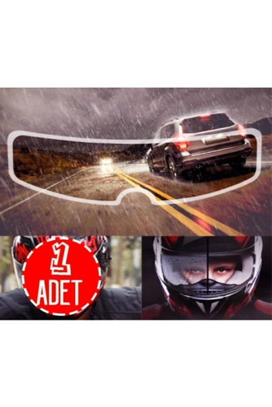 Motosiklet Kaskı Için Yağmur Kaydırıcı (1 Adet) - 2
