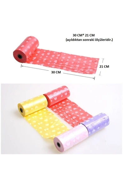 Köpek Kedi Kaka Poşeti 4lü Set Evcil Hayvan Temizliği - Resim 6