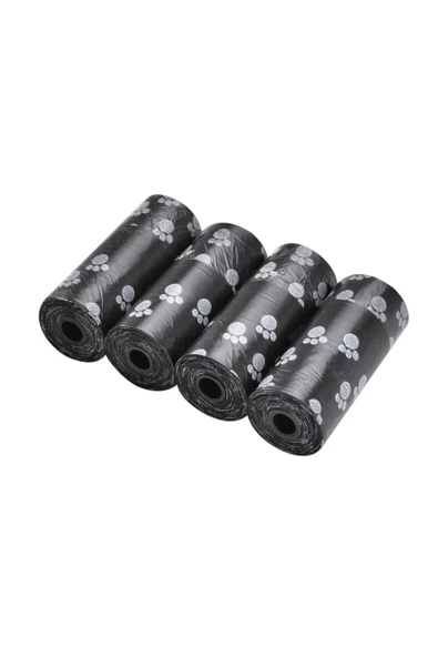 Köpek Kedi Kaka Poşeti 4lü Set Evcil Hayvan Temizliği ürün görseli 1