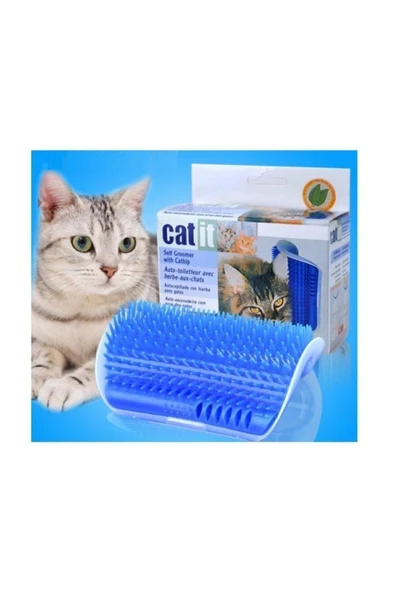 Kedi Kaşınma Aparatı Mavi ürün görseli