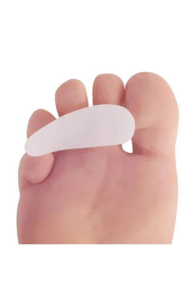 Ayak Çekiç Parmak 3 Parmağa Geçen Çekiç Koruyucu Makaralı 1 Çift Silikon Yastıklı - Resim 6