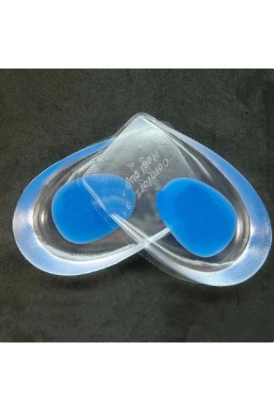 Topuk Dikeni Tabanlık Ortapedik Silikon Topukluk Gizli Jel Yastık - Resim 2