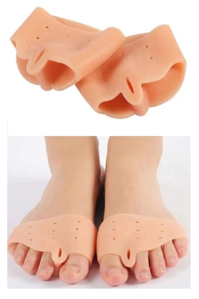 Silikon Makaralı Ayak Baş Parmak Kemik Bunion Bunyon Koruyucu