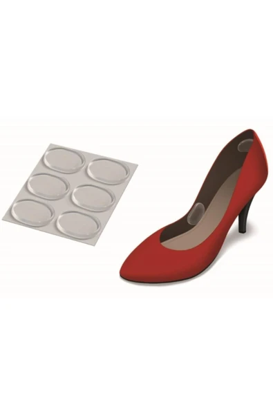 Ayak Nasır Koruyucu Silikon 6'li Nokta Silikon Ped ürün görseli 1