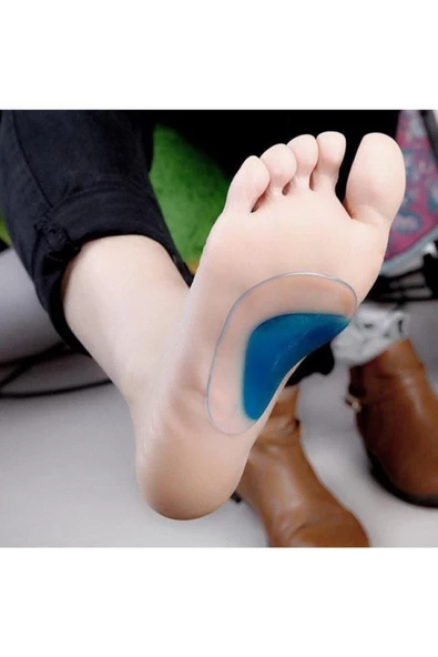 Ark Desteği Silikon Ayak Tabanlığı Mavi - 6