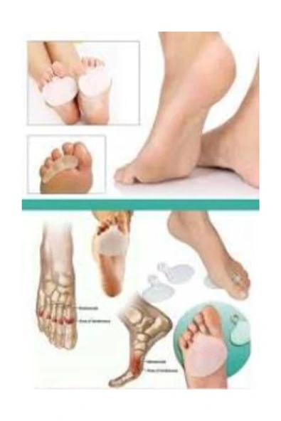 Silikon Metatarsal Ped Ayak Altı Ağrı Nasır Koruma Parmağa Halka - Resim 5