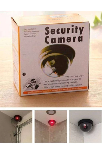 Sahte Dome Güvenlik Kamera Caydırıcı Kamera - Resim 2