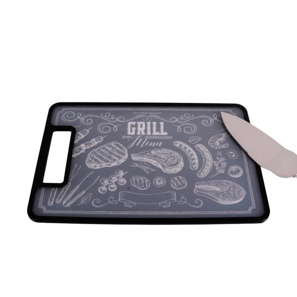 Herevin 161077-810 Desenli Kesme Tahtası 19,5 cm x 29,3 cm-Karışık-3 Adet - 2