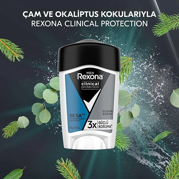 Rexona Clinical Protection Erkek Stick Deodorant 45 ml - 5