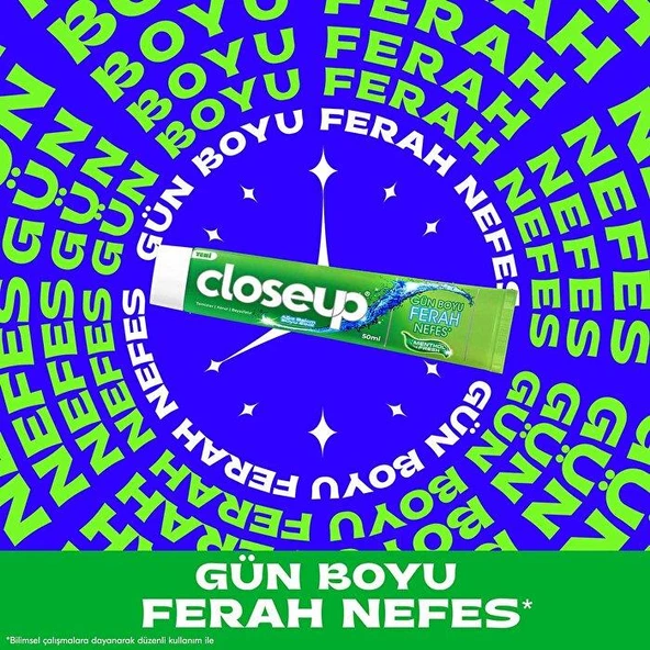 Closeup Ağız Bakım Suyu Etkili Diş Macunu 50 ml - 4