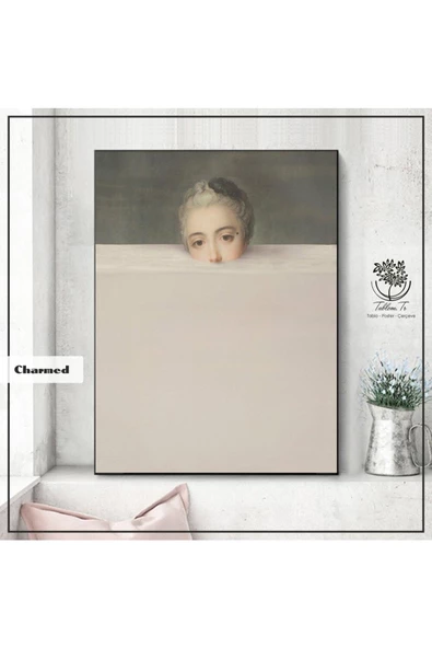 Tablomtr Metal Çerçeveli Gerçek Camlı Tablo Charmed 111 Li Set