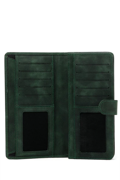 Erkek Deri Portföy Haki Yeşil 115506 - 2