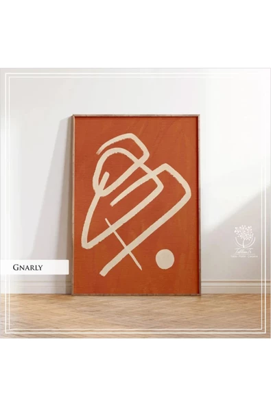Tablomtr Metal Çerçeveli Gerçek Camlı Tablo Gnarly Tekli Set