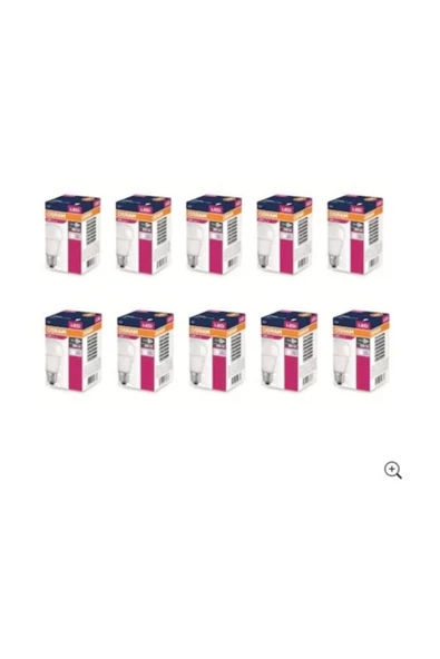 Osram 8.5W LED Ampul - Enerji Tasarruflu ve Yüksek Aydınlatma Gücü, 10'lu Paket - 3
