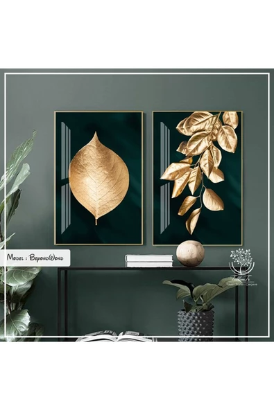 Tablomtr Metal Çerçeveli Gerçek Camlı Tablo Beyondwond 2 Li Set