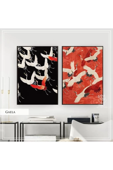 Tablomtr Metal Çerçeveli Gerçek Camlı Tablo GaelaA 2 liSet