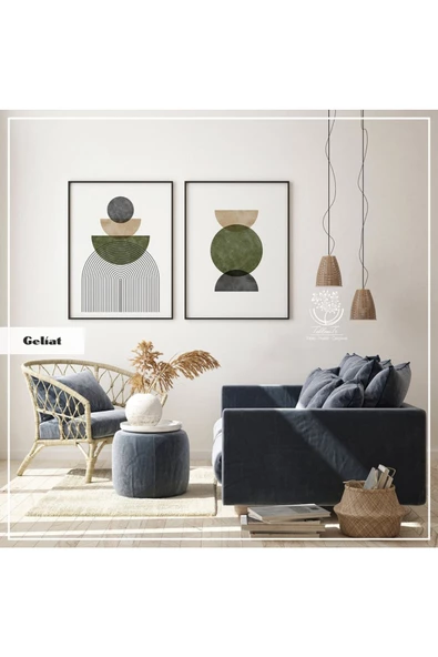 Tablomtr Metal Çerçeveli Gerçek Camlı Tablo Geliat 22li Set