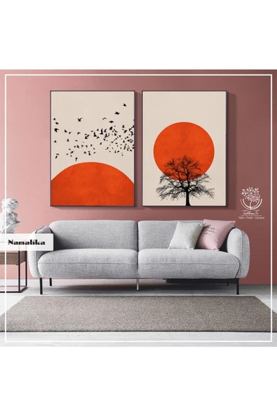 Tablomtr Metal Çerçeveli Gerçek Camlı Tablo Namalika 22li Set