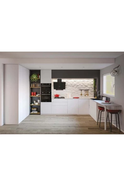 Hoover HDG6C2GBTK Ankastre Siyah Davlumbaz - 7