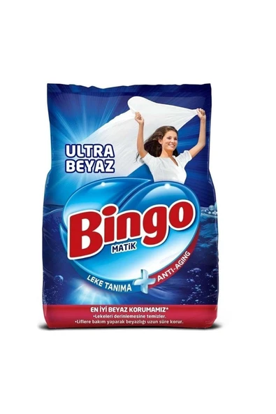 Bingo Matik Toz Çamaşır Deterjanı Ultra Beyaz 4 Kg