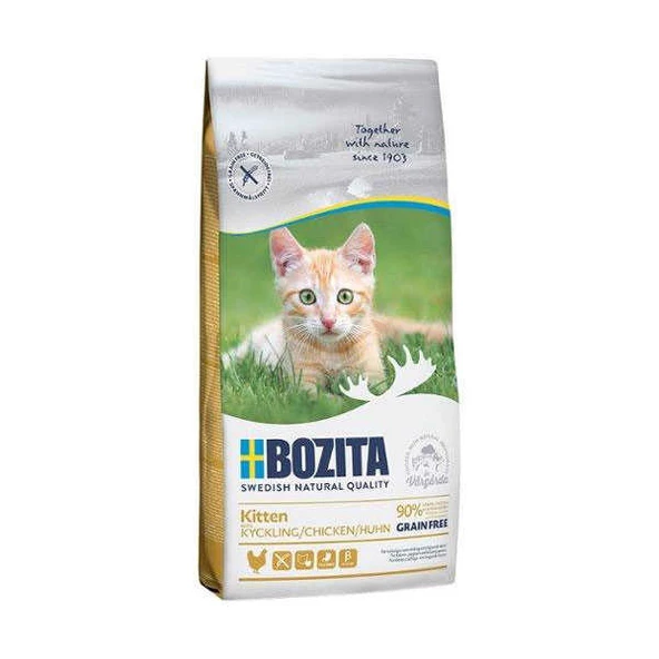 Bozita Tahılsız Tavuklu Yavru Kedi Maması 10 KG