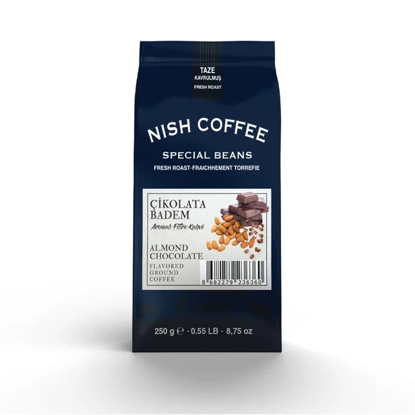 Nish Çikolata Badem Aromalı Filtre Kahve 250 gr - 3