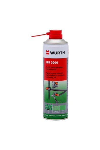 Würth Hhs 2000 Sıvı Gres Tutunma Özellikli Yağlayıcı 500 ml 1 Adet