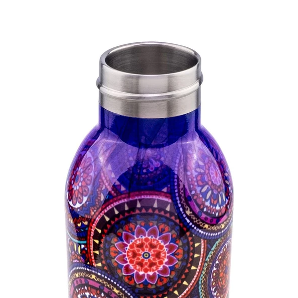 Bugatti Twin Paslanmaz Çelik Mandala Desenli Termos 500Ml BBT-MA500IN - 4