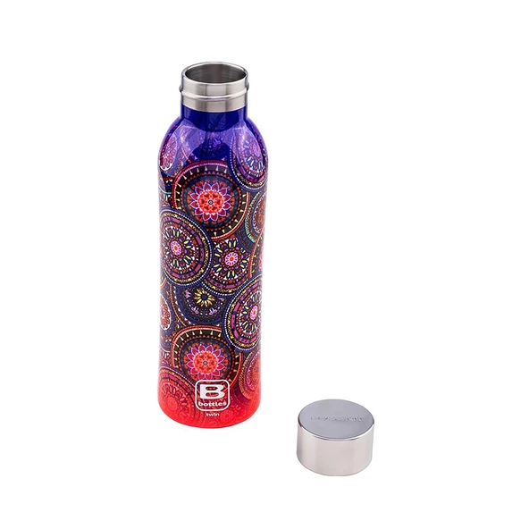 Bugatti Twin Paslanmaz Çelik Mandala Desenli Termos 500Ml BBT-MA500IN - 3