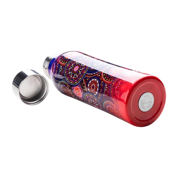 Bugatti Twin Paslanmaz Çelik Mandala Desenli Termos 500Ml BBT-MA500IN - 2