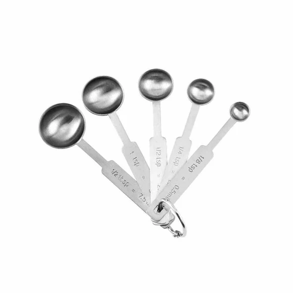Epinox Çelik Kaşık Ölçek 5'li ürün görseli 1